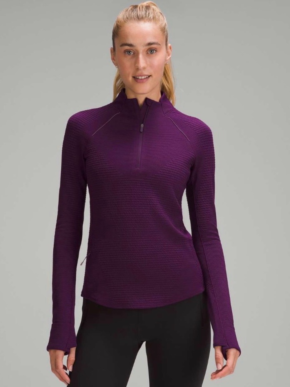 Lululemon Ventscape Half-Zip Long-Sleeve Shirt
Dramatic Magenta 💜 Like 🆕